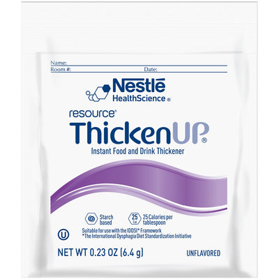 Resource Thickenup Food and Beverage Thickener, 6.4 Gram Packet -Case of 75 Resource Thickenup Food and Beverage Thickener, 6.4 Gram Packet -Case of 75