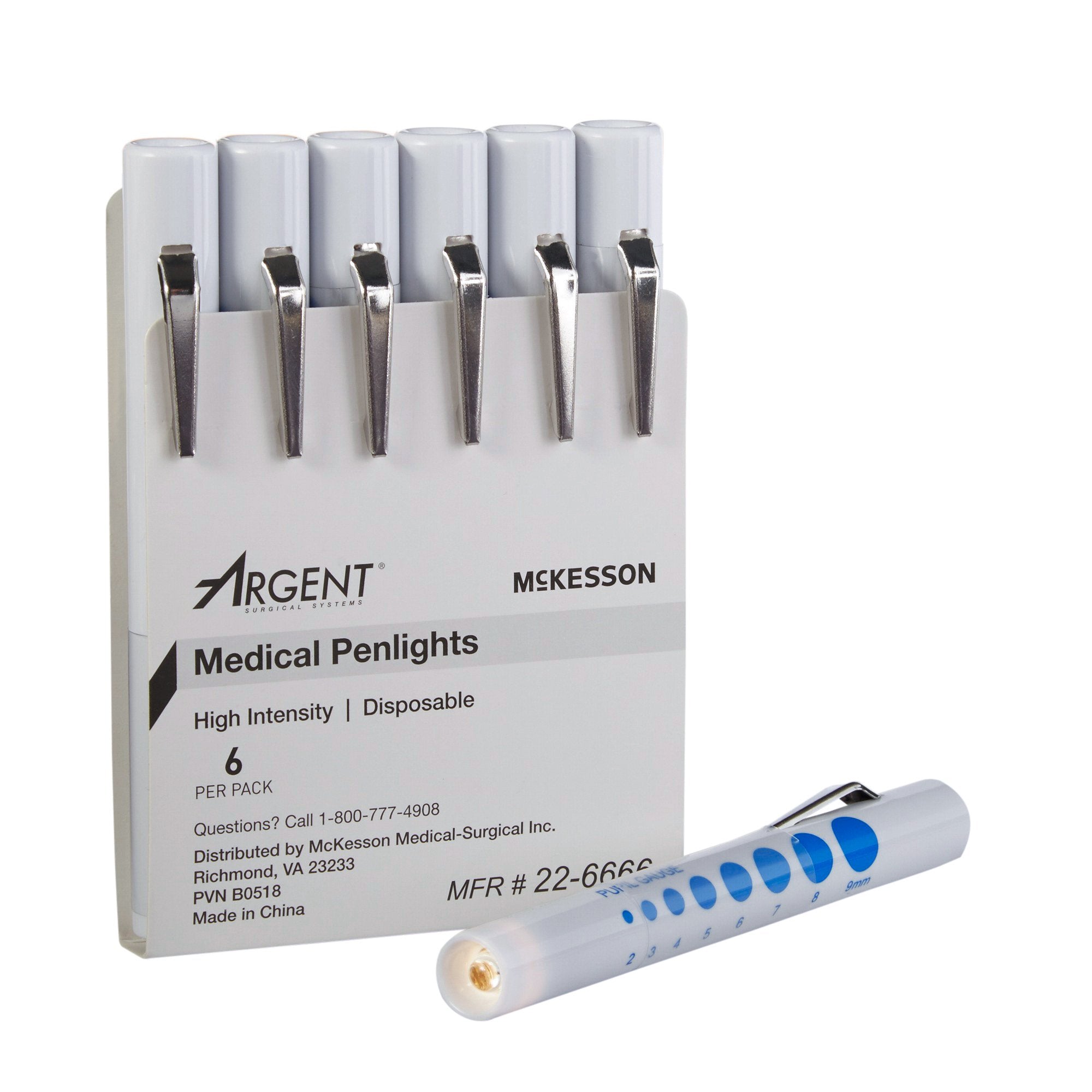 McKesson Disposable Penlight White Light, 4½ Inch -Each McKesson Disposable Penlight White Light, 4½ Inch -Each