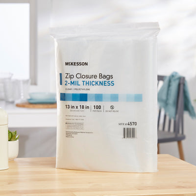McKesson Zip Closure Bag -Case of 1000 McKesson Zip Closure Bag -Case of 1000