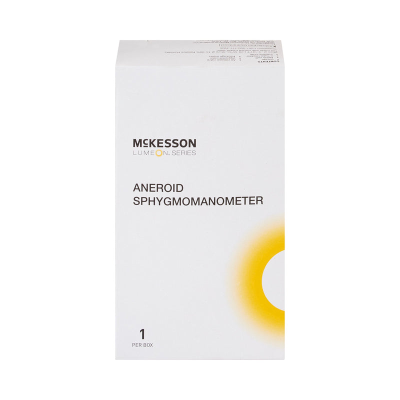 McKesson LUMEON Professional Aneroid Sphygmomanometer, Burgundy, Large Adult, Arm -Box of 1 McKesson LUMEON Professional Aneroid Sphygmomanometer, Burgundy, Large Adult, Arm -Box of 1