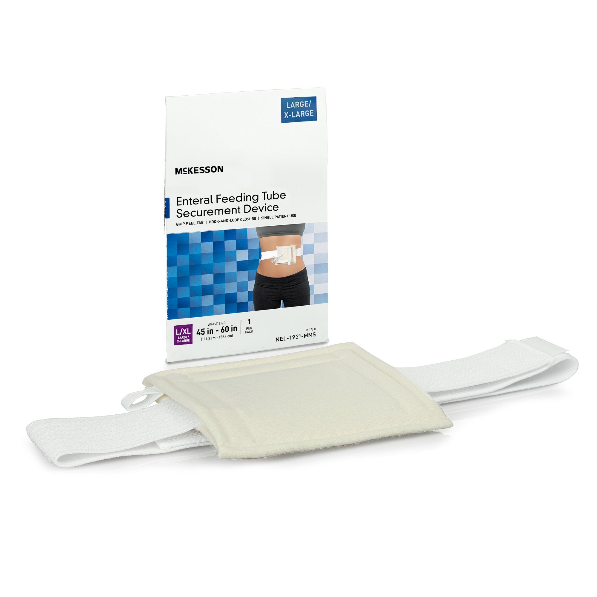 McKesson Gastrostomy Enteral Tube Feeding Holder, Large/X-Large -Each McKesson Gastrostomy Enteral Tube Feeding Holder, Large/X-Large -Each