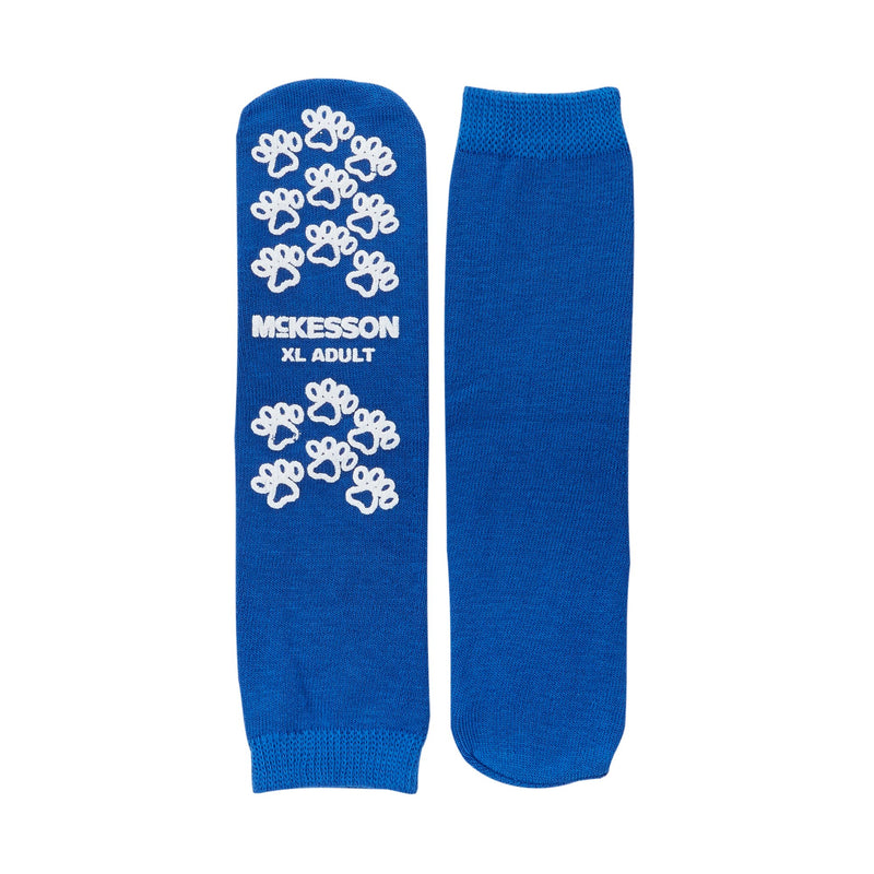 McKesson Terries Adult Slipper Socks, X-Large, Royal Blue -Case of 48 McKesson Terries Adult Slipper Socks, X-Large, Royal Blue -Case of 48