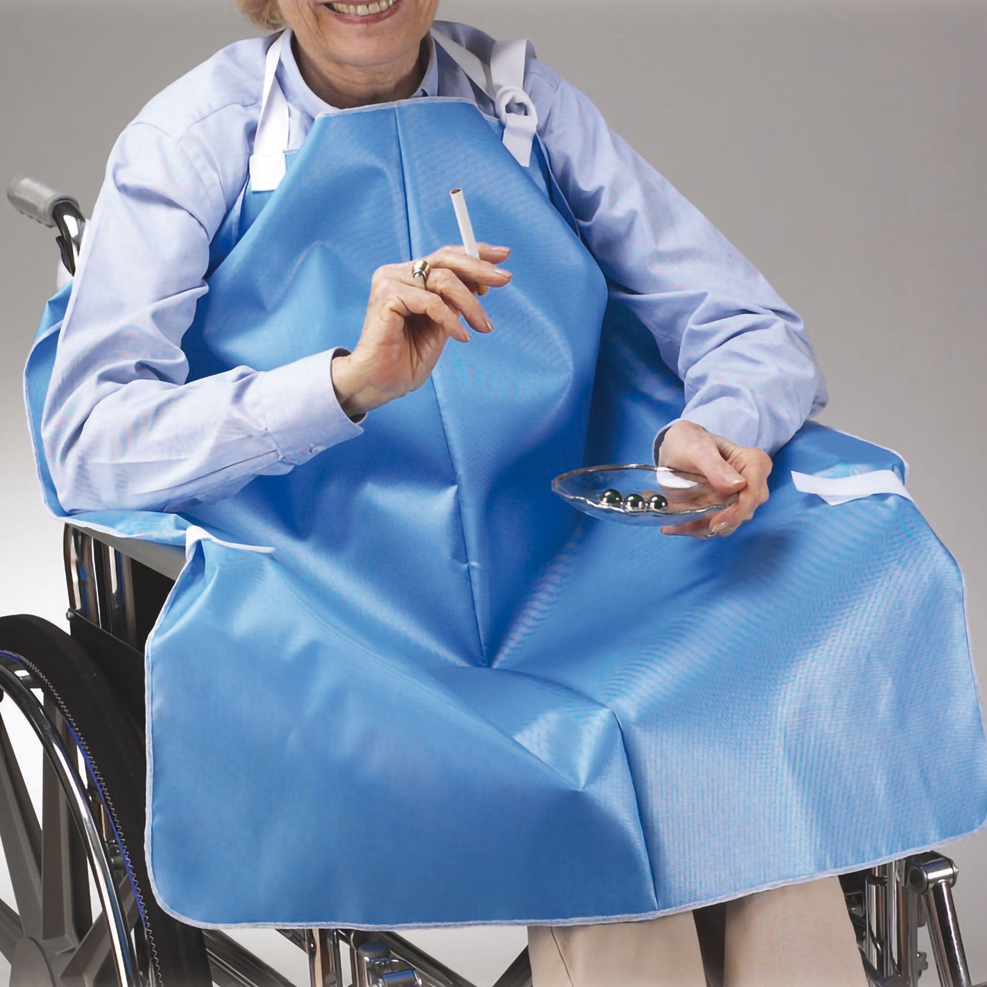 SkiL-Care Smoker's Apron Full Size Style -Each SkiL-Care Smoker's Apron Full Size Style -Each
