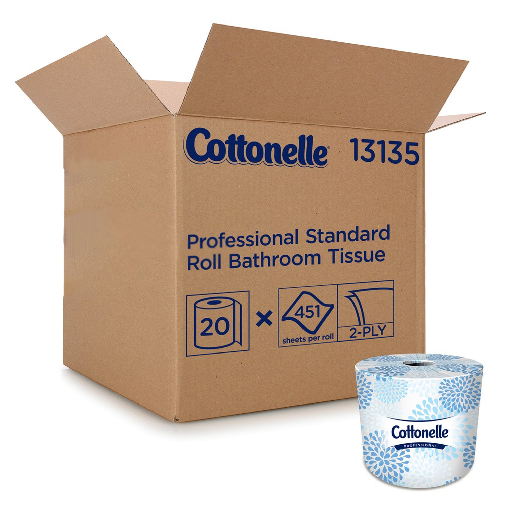 Cottonelle Professional Standard Roll Toilet Paper -Case of 20 Cottonelle Professional Standard Roll Toilet Paper -Case of 20