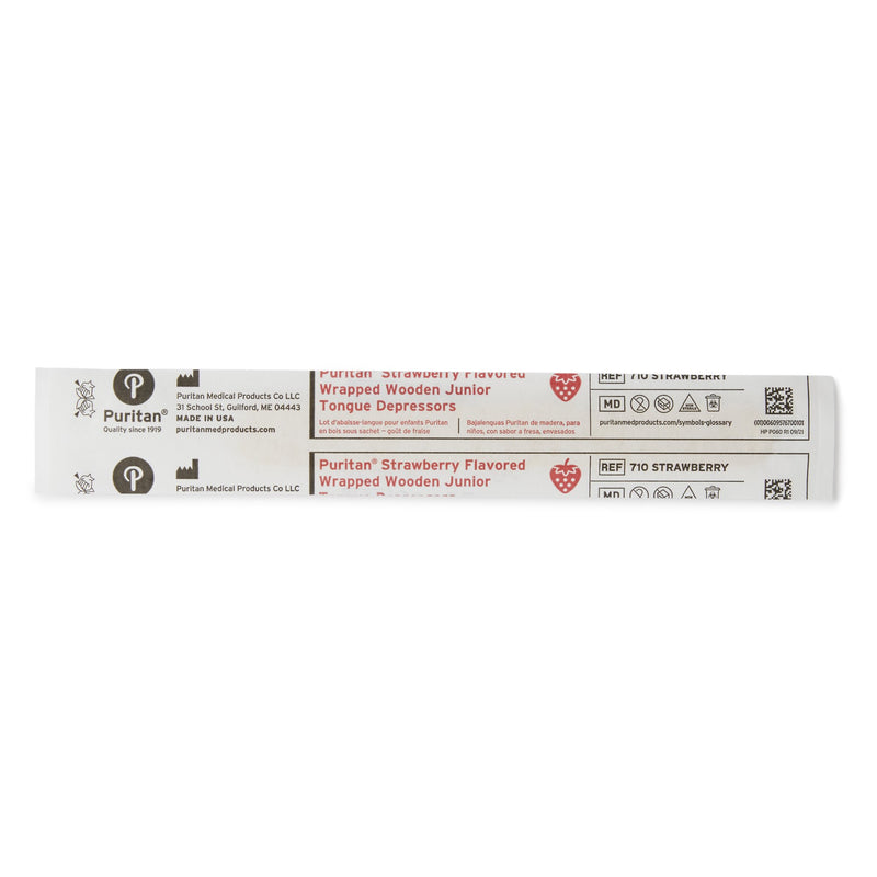 Puritan Tongue Depressor, Strawberry -Case of 1000 Puritan Tongue Depressor, Strawberry -Case of 1000