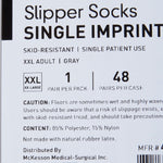 McKesson Terries Adult Slipper Socks, 2X-Large, Gray -Case of 48 McKesson Terries Adult Slipper Socks, 2X-Large, Gray -Case of 48