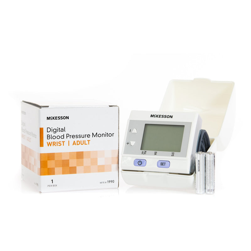 McKesson Aneroid Sphygmomanometer with Automatic Inflation Wrist Cuff -Case of 8 McKesson Aneroid Sphygmomanometer with Automatic Inflation Wrist Cuff -Case of 8