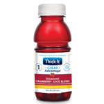 Thick-It Clear Advantage Honey Consistency Thickened Beverage, Cranberry, 8 oz. Bottle -Case of 24