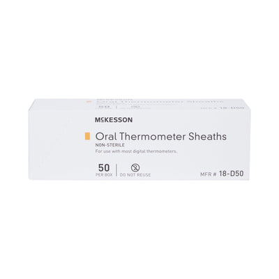McKesson Digital Oral Thermometer Sheath -Box of 50 McKesson Digital Oral Thermometer Sheath -Box of 50