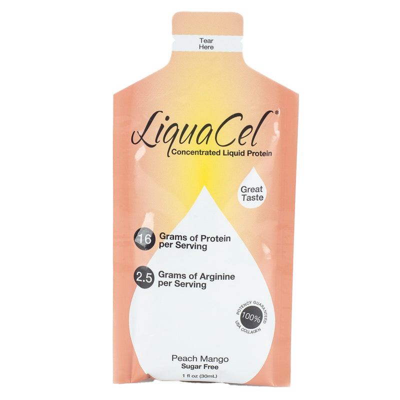 LiquaCel Concentrated Liquid Protein, Peach Mango, 1 oz. Packet -Pack of 1 LiquaCel Concentrated Liquid Protein, Peach Mango, 1 oz. Packet -Pack of 1
