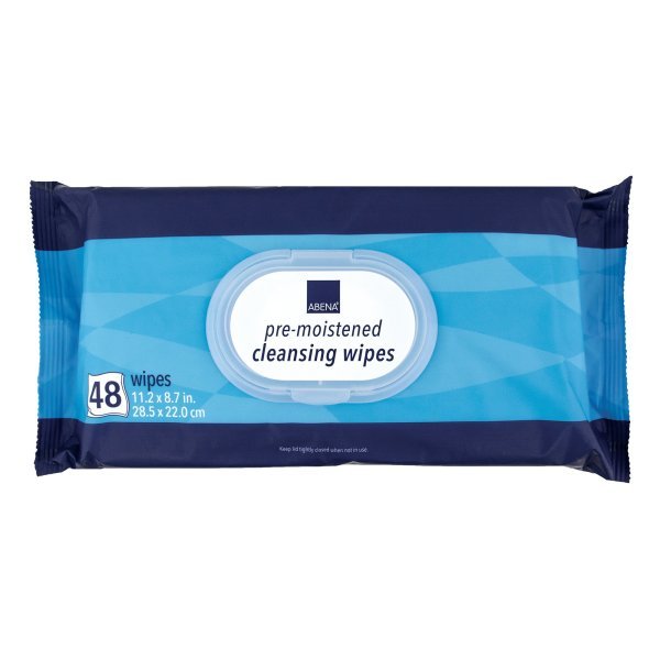 Abena Scented Pre-Moistened Cleansing Wipes, Soft Pack - 1065805_CS - 2 Abena Scented Pre-Moistened Cleansing Wipes, Soft Pack - 1065805_CS - 2