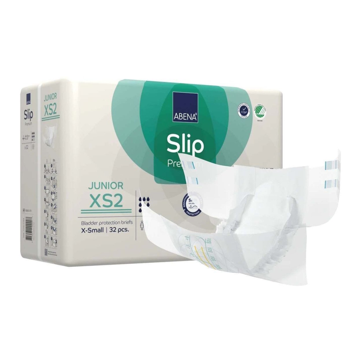 Abena Slip Premium Junior Incontinence Briefs - 1218195_CS - 1 Abena Slip Premium Junior Incontinence Briefs - 1218195_CS - 1