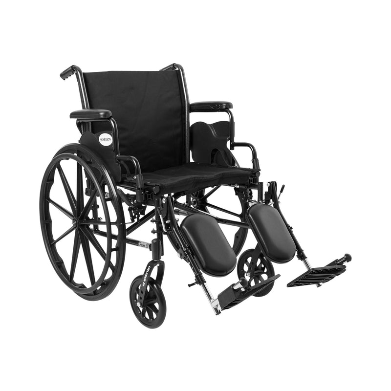McKesson Lightweight Wheelchair Swing-Away Elevating Legrest, 20-Inch Seat Width -Each McKesson Lightweight Wheelchair Swing-Away Elevating Legrest, 20-Inch Seat Width -Each
