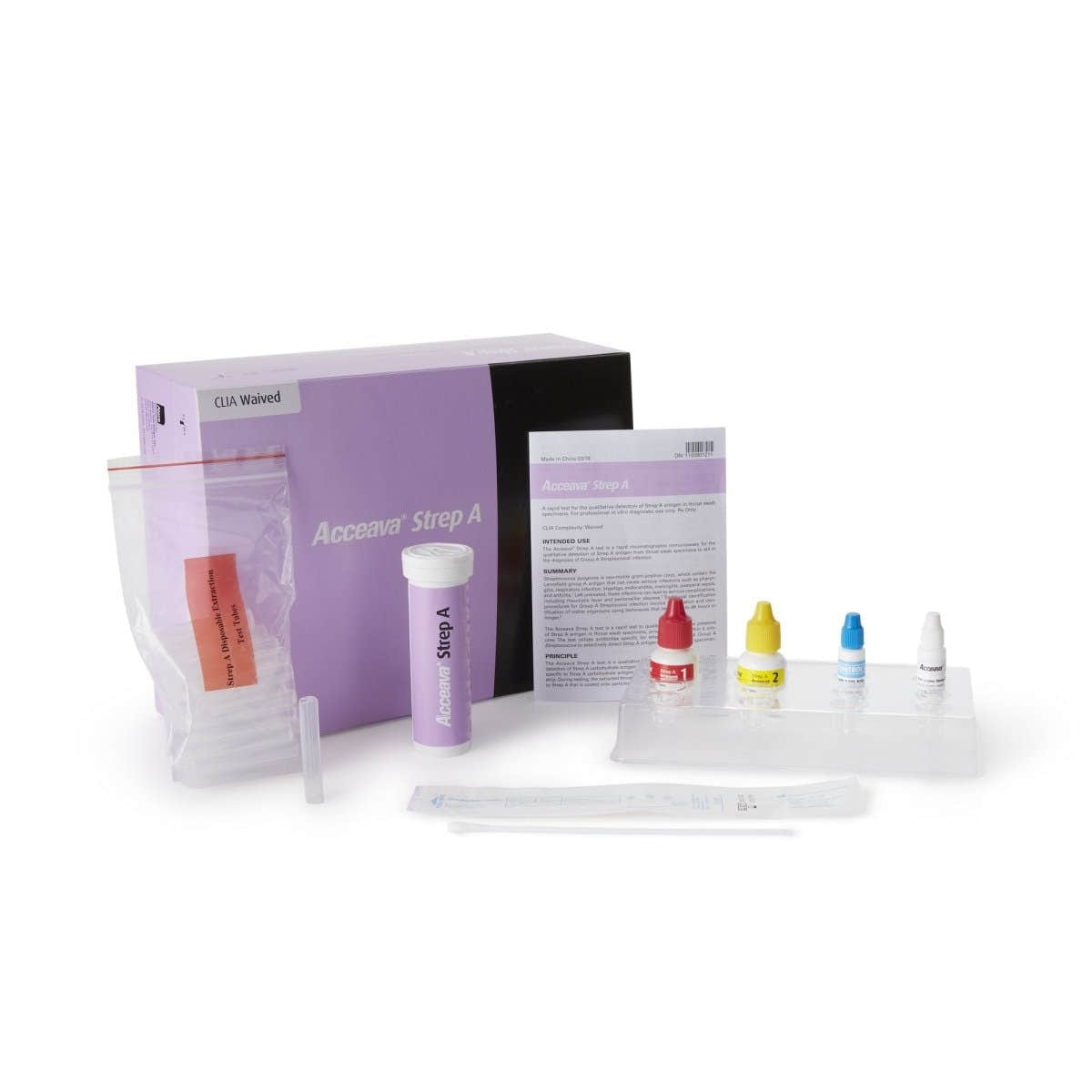 Acceava Strep A Infectious Disease Immunoassay Respiratory Test Kit - 565564_KT - 1 Acceava Strep A Infectious Disease Immunoassay Respiratory Test Kit - 565564_KT - 1