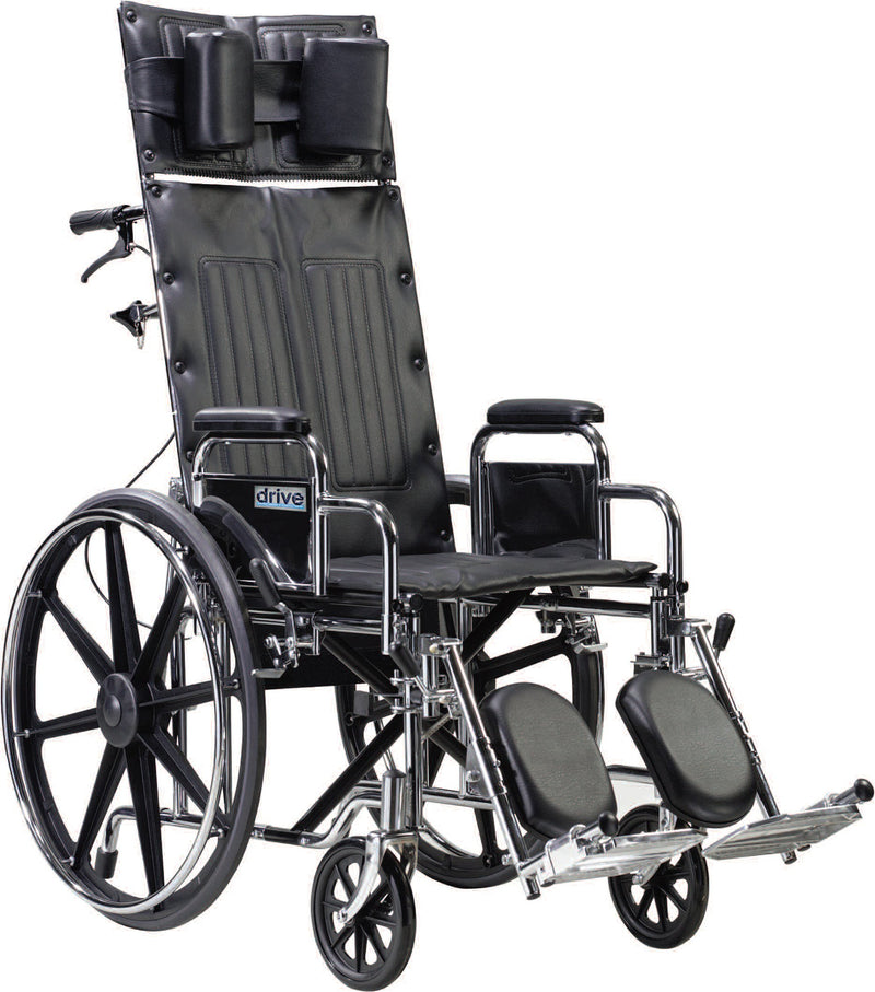 drive Sentra Reclining Wheelchair, 22-Inch Seat Width -Each drive Sentra Reclining Wheelchair, 22-Inch Seat Width -Each