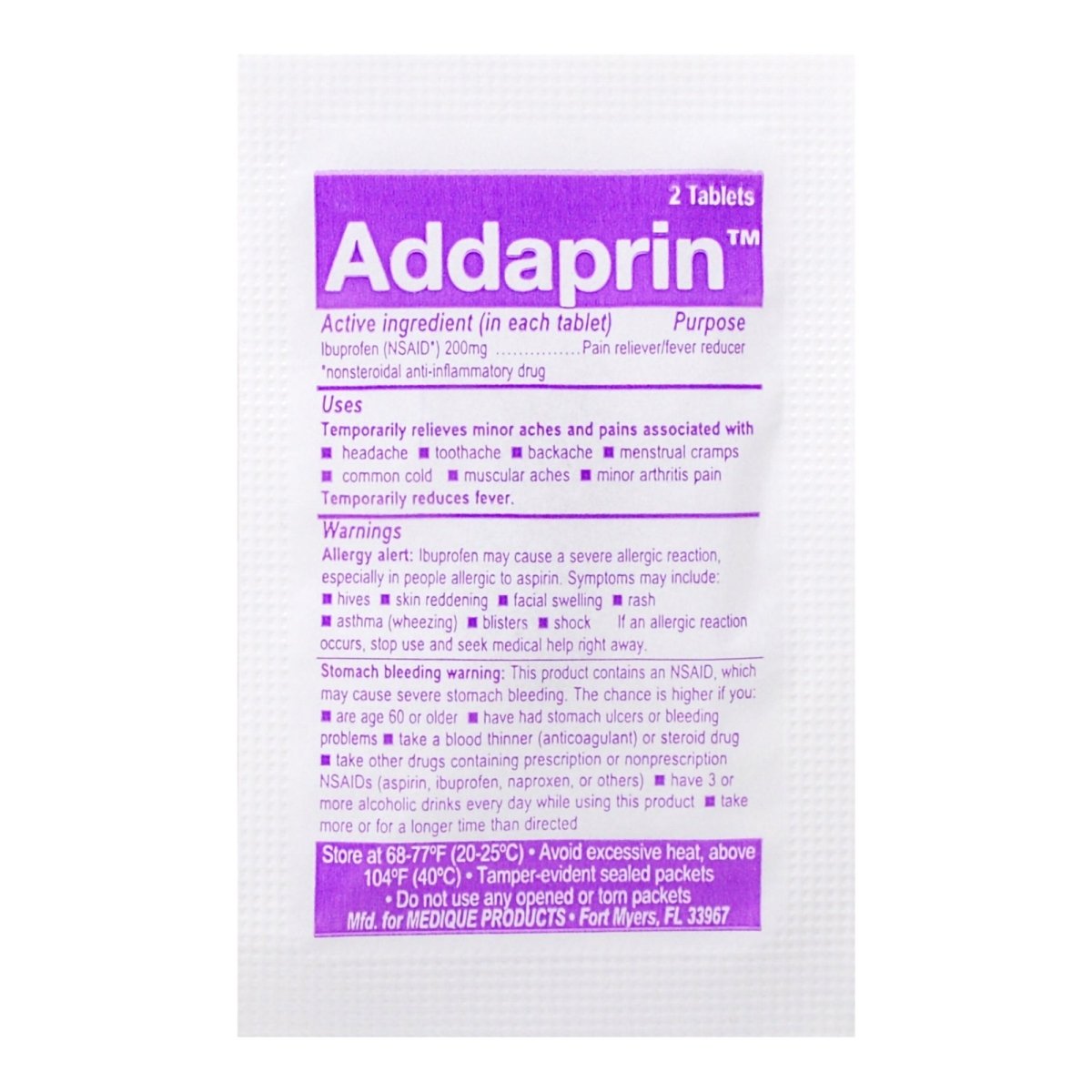 Addaprin Ibuprofen Pain Relief - 769188_BX - 1 Addaprin Ibuprofen Pain Relief - 769188_BX - 2