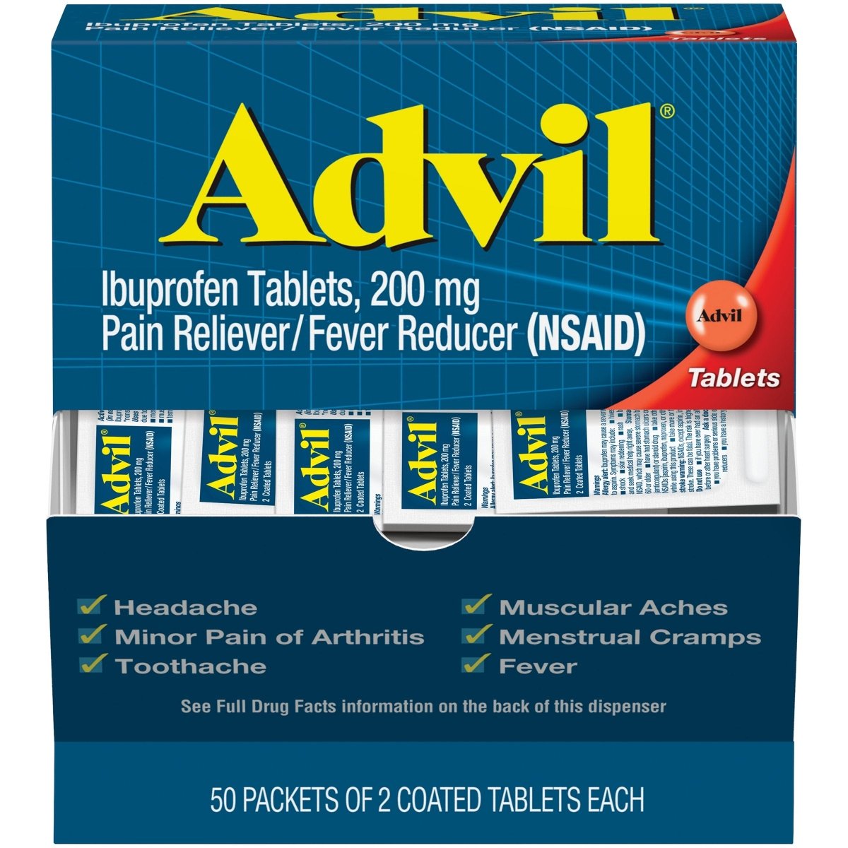 Advil Ibuprofen Pain Relief Tablet - 770833_BX - 1 Advil Ibuprofen Pain Relief Tablet - 770833_BX - 1
