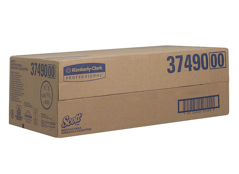 Scott Essential 1-Ply Paper Towel, 250 per Pack, 16 Packs per Case -Case of 16 Scott Essential 1-Ply Paper Towel, 250 per Pack, 16 Packs per Case -Case of 16