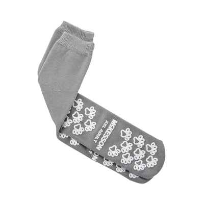 McKesson Terries Adult Slipper Socks, 2X-Large, Gray -Case of 48 McKesson Terries Adult Slipper Socks, 2X-Large, Gray -Case of 48