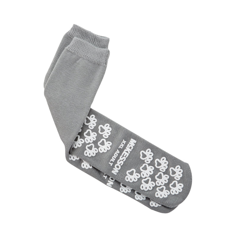 McKesson Terries Adult Slipper Socks, 2X-Large, Gray -Case of 48 McKesson Terries Adult Slipper Socks, 2X-Large, Gray -Case of 48