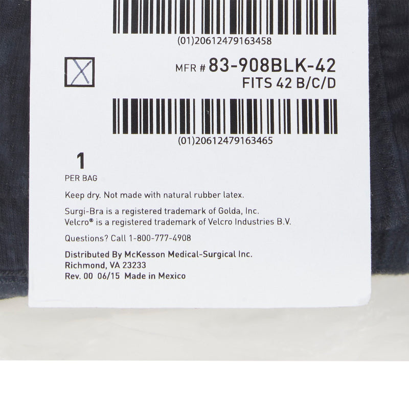 McKesson Surgi-Bra II, 42 Inch, Black -Each McKesson Surgi-Bra II, 42 Inch, Black -Each