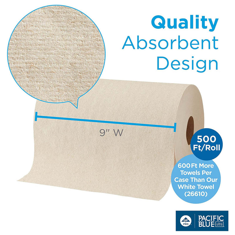 Pacific Blue Ultra Paper Towel Roll, 6 x 9 in. -Case of 6 Pacific Blue Ultra Paper Towel Roll, 6 x 9 in. -Case of 6
