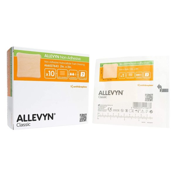 Allevyn Classic Nonadhesive Without Border Foam Dressing - 222289_EA - 1 Allevyn Classic Nonadhesive Without Border Foam Dressing - 222289_EA - 1