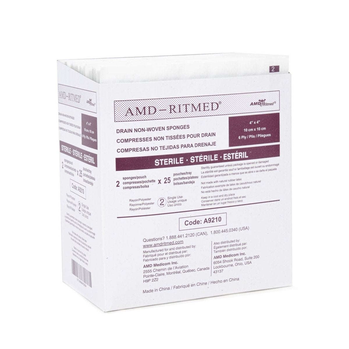 Amd Ritmed I.V. Sponge - 871393_PK - 1 Amd Ritmed I.V. Sponge - 871393_PK - 1