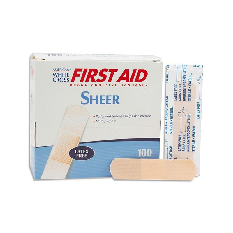 American White Cross Adhesive Strips - 97366_BX - 3 American White Cross Adhesive Strips - 97366_BX - 3