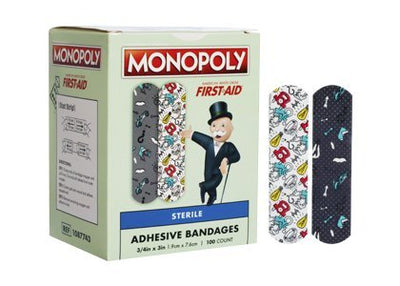 American White Cross Kid Design (Monopoly) Adhesive Strips - 1156955_BX - 1 American White Cross Kid Design (Monopoly) Adhesive Strips - 1156955_BX - 1