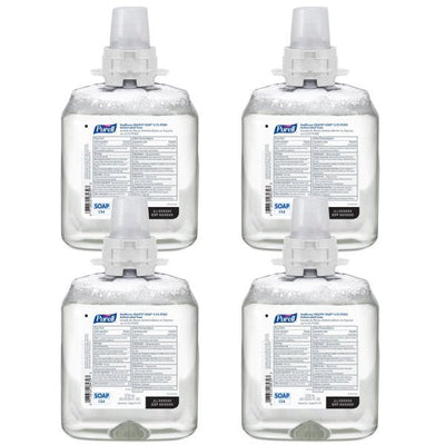 Antimicrobial Soap Purell Healthy Soap Foaming 1,250 mL Dispenser Refill Bottle Floral Scent - 1169605_EA - 4 Antimicrobial Soap Purell Healthy Soap Foaming 1,250 mL Dispenser Refill Bottle Floral Scent - 1169605_EA - 4