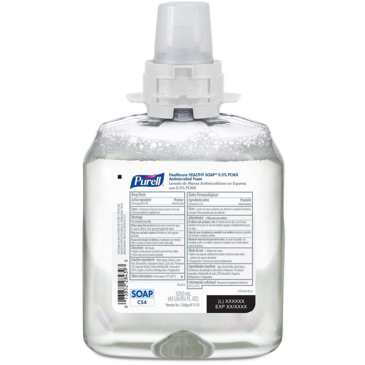 Antimicrobial Soap Purell Healthy Soap Foaming 1,250 mL Dispenser Refill Bottle Floral Scent - 1169605_EA - 1 Antimicrobial Soap Purell Healthy Soap Foaming 1,250 mL Dispenser Refill Bottle Floral Scent - 1169605_EA - 2