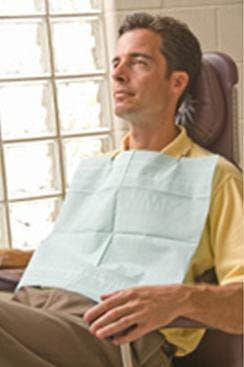 Aqua Gard Blue Dental Bib - 451495_CS - 1 Aqua Gard Blue Dental Bib - 451495_CS - 1