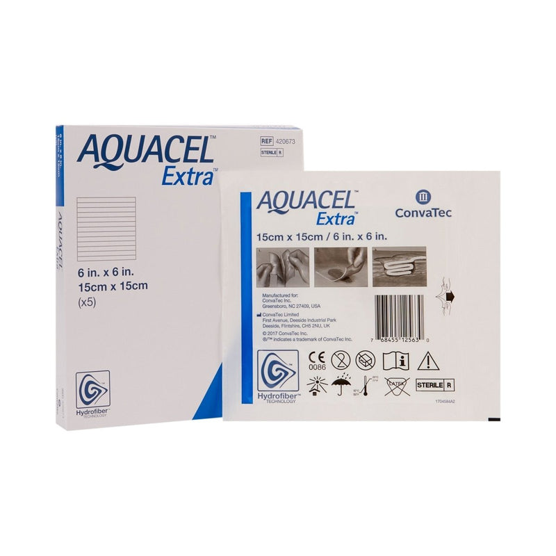 Aquacel Extra Hydrofiber Dressing - 785780_BX - 5 Aquacel Extra Hydrofiber Dressing - 785780_BX - 5