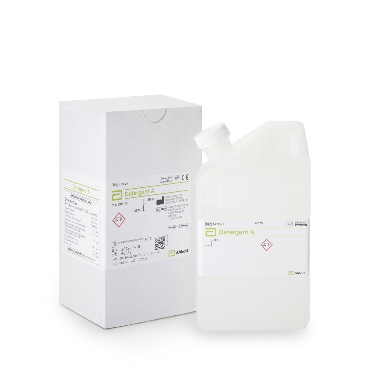 Architect Detergent A Reagent For Use With Architect C16000 Analyzer - 867684_EA - 1 Architect Detergent A Reagent For Use With Architect C16000 Analyzer - 867684_EA - 1