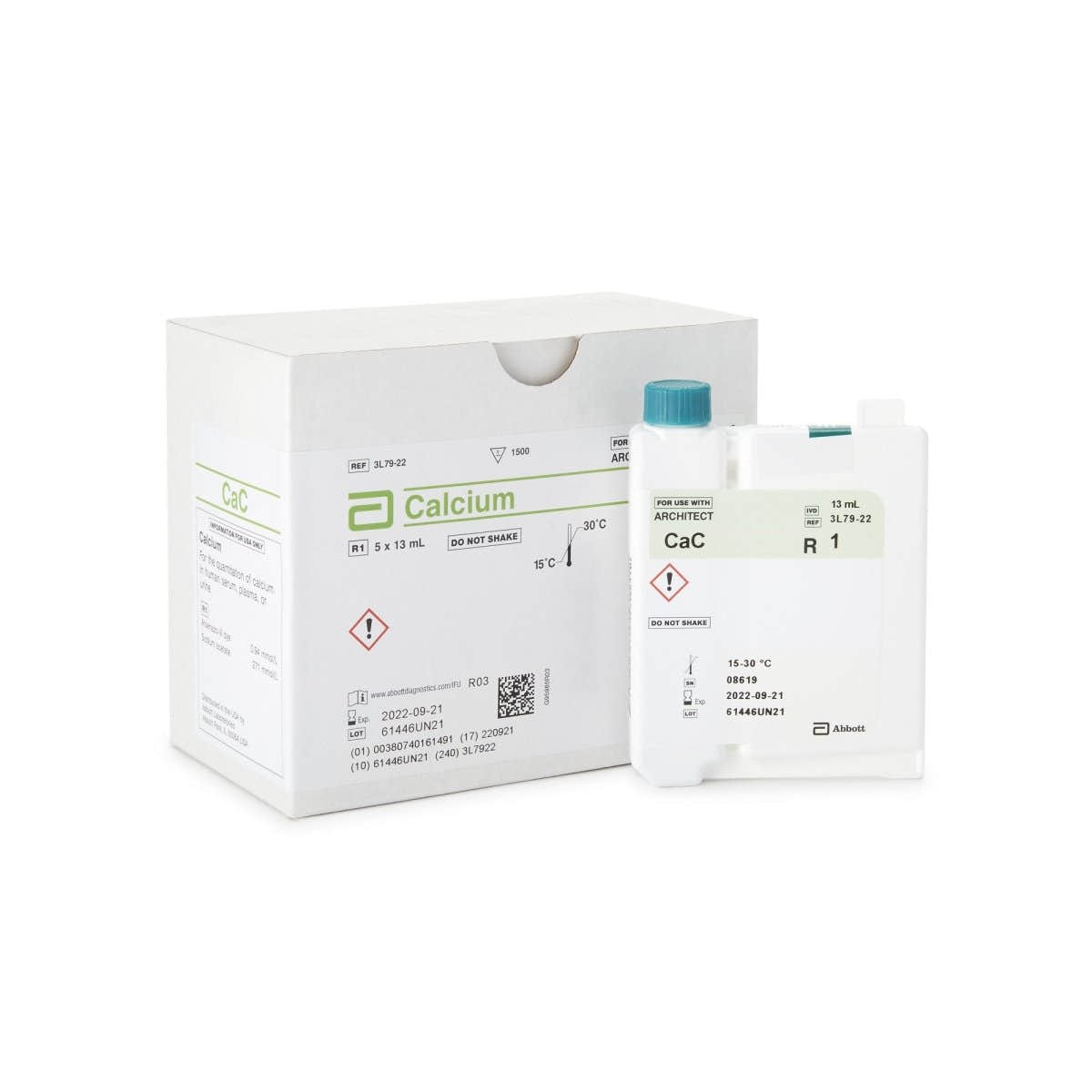Architect Reagent Calcium Test For Use With Architect C16000 Analyzer - 863784_BX - 1 Architect Reagent Calcium Test For Use With Architect C16000 Analyzer - 863784_BX - 1