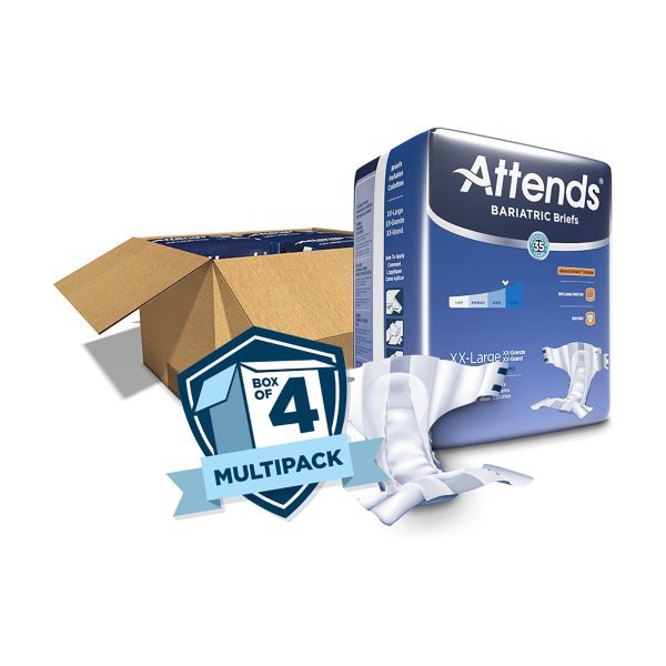 Attends Bariatric Briefs -Unisex - 950227_BG - 3 Attends Bariatric Briefs -Unisex - 950227_BG - 3
