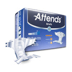 Attends Briefs, Adult, Heavy Absorbency, Disposable, White -Unisex - 955303_BG - 1 Attends Briefs, Adult, Heavy Absorbency, Disposable, White -Unisex - 955303_BG - 1