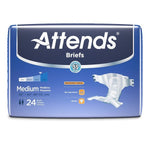 Attends Briefs, Adult, Heavy Absorbency, Disposable, White -Unisex - 955304_BG - 3 Attends Briefs, Adult, Heavy Absorbency, Disposable, White -Unisex - 955304_BG - 3
