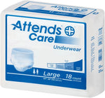 Attends Care Adult Moderate Absorbent Underwear, White -Unisex - 1028713_BG - 5 Attends Care Adult Moderate Absorbent Underwear, White -Unisex - 1028713_BG - 5
