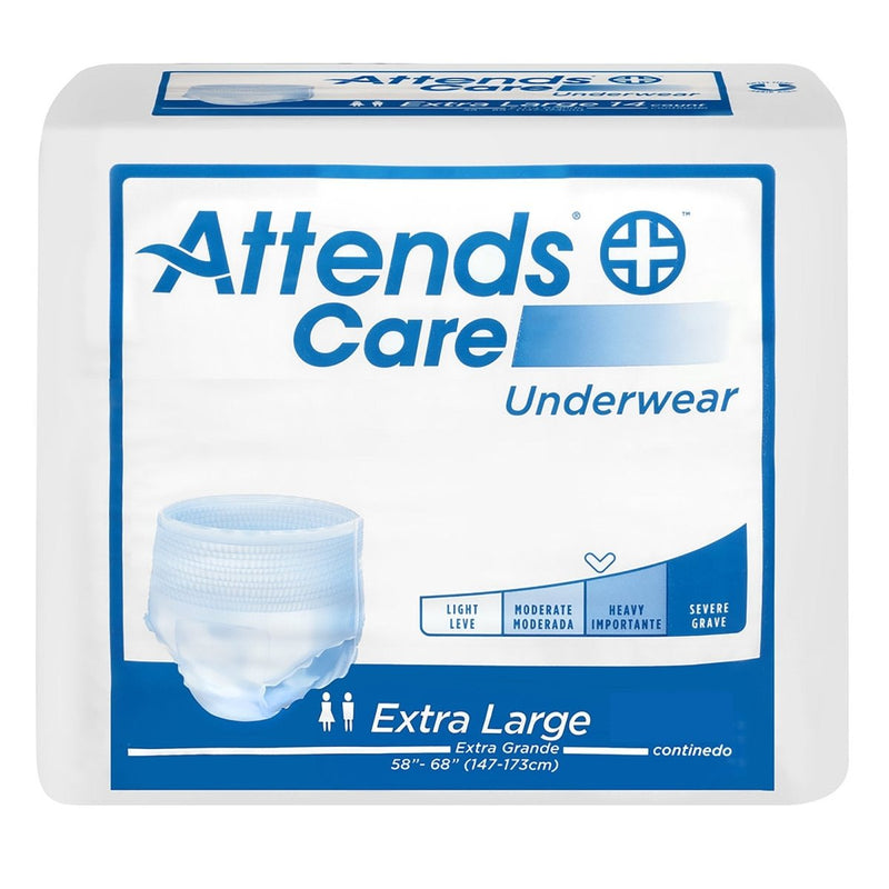 Attends Care Adult Moderate Absorbent Underwear, White -Unisex - 1028713_BG - 3 Attends Care Adult Moderate Absorbent Underwear, White -Unisex - 1028713_BG - 3