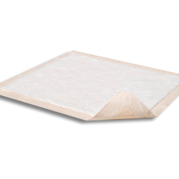 Attends Care Dri-Sorb Advanced Underpads, Heavy Absorbency, Disposable, Peach - 953632_PK - 2 Attends Care Dri-Sorb Advanced Underpads, Heavy Absorbency, Disposable, Peach - 953632_PK - 2