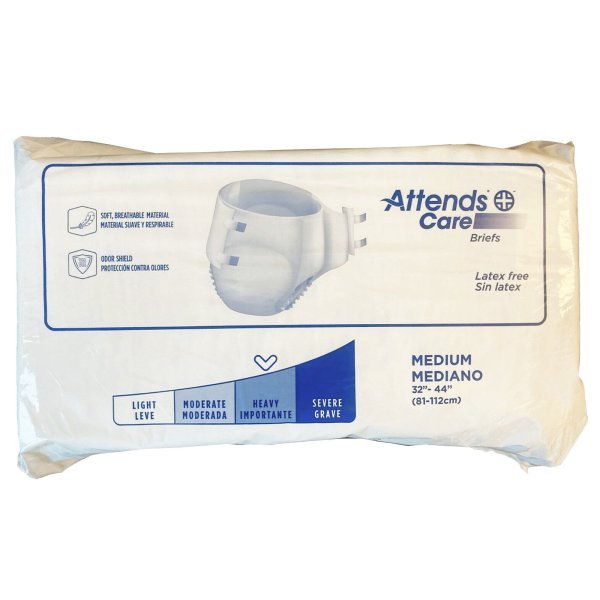 Attends Care Heavy Incontinence Brief -Unisex - 842980_BG - 4 Attends Care Heavy Incontinence Brief -Unisex - 842980_BG - 4