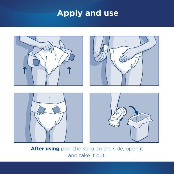 Attends Classic Adult Heavy-Absorbent Incontinence Brief, White -Unisex - 826534_BG - 5 Attends Classic Adult Heavy-Absorbent Incontinence Brief, White -Unisex - 826534_BG - 5