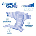 Attends Dermadry Plus Incontinence Briefs - 955307_BG - 2 Attends Dermadry Plus Incontinence Briefs - 955307_BG - 2