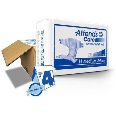 Attends Dermadry Plus Incontinence Briefs - 955307_CS - 6 Attends Dermadry Plus Incontinence Briefs - 955307_CS - 6