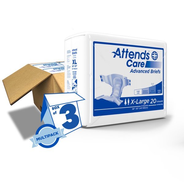 Attends Dermadry Plus Incontinence Briefs - 957931_CS - 9 Attends Dermadry Plus Incontinence Briefs - 957931_CS - 9
