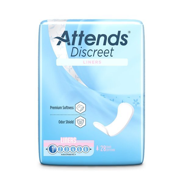 Attends Discreet Liners Bladder Control Pad - 1039120_BG - 2 Attends Discreet Liners Bladder Control Pad - 1039120_BG - 2