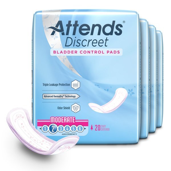 Attends Discreet Women's Moderate Bladder Control Pad - 1039118_BG - 3 Attends Discreet Women's Moderate Bladder Control Pad - 1039118_BG - 3