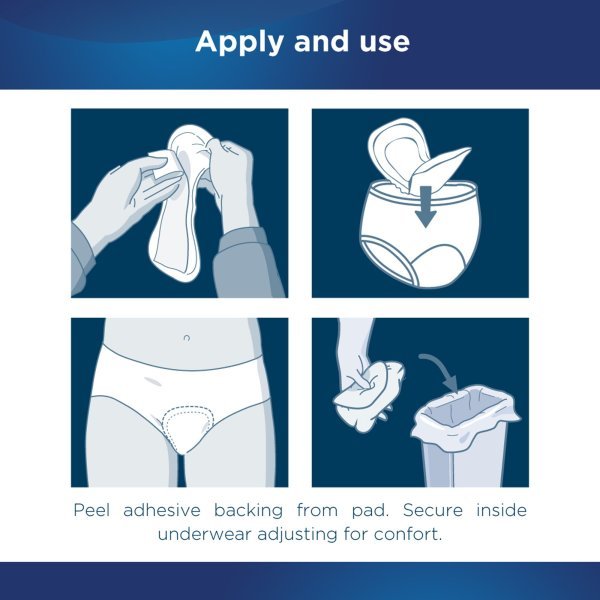 Attends Discreet Women's Moderate Bladder Control Pad - 1039118_BG - 5 Attends Discreet Women's Moderate Bladder Control Pad - 1039118_BG - 5